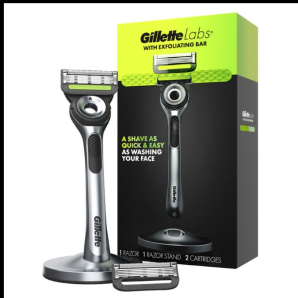 GilletteLabs with Exfoliating Bar Razor